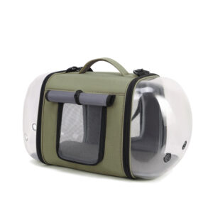 Spacious Capsule Pet Carrier for Cats and Dogs