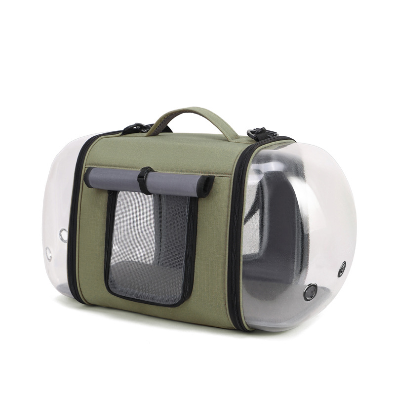 Spacious Capsule Pet Carrier for Cats and Dogs